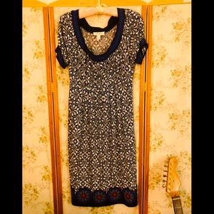 Boho Hippie Scoop Neck Dress